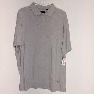 Cremieux Classics 100% Cotton‎ Polo Shirt NWT Gray Size XL